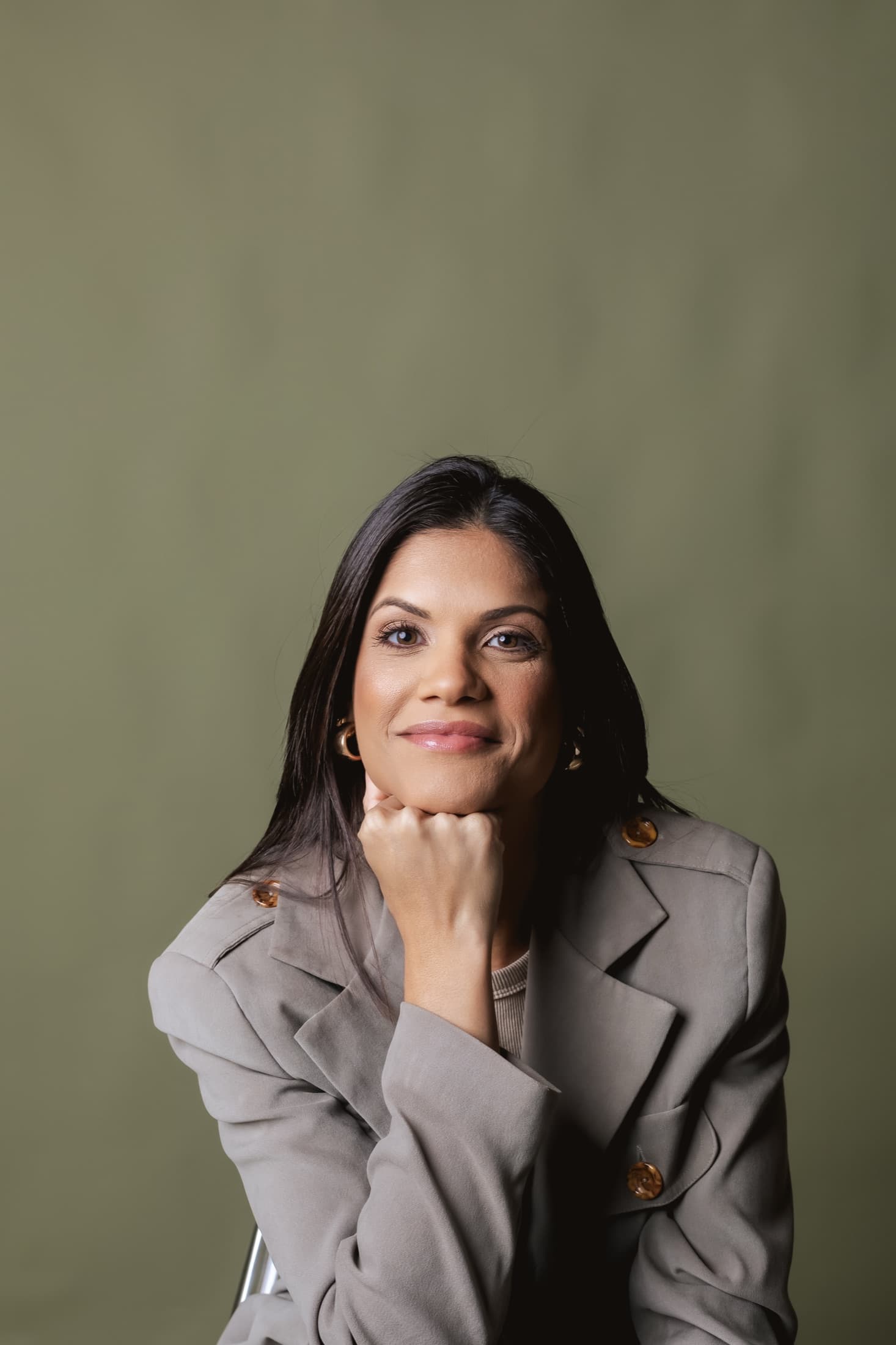 Manuela Campos, nutricionista, retrato em estúdio